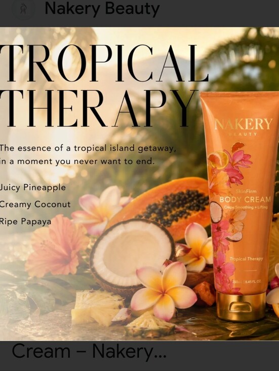 Nakery Beauty Other - Nakery SkinFirm Body Cream in Tropical Therapy